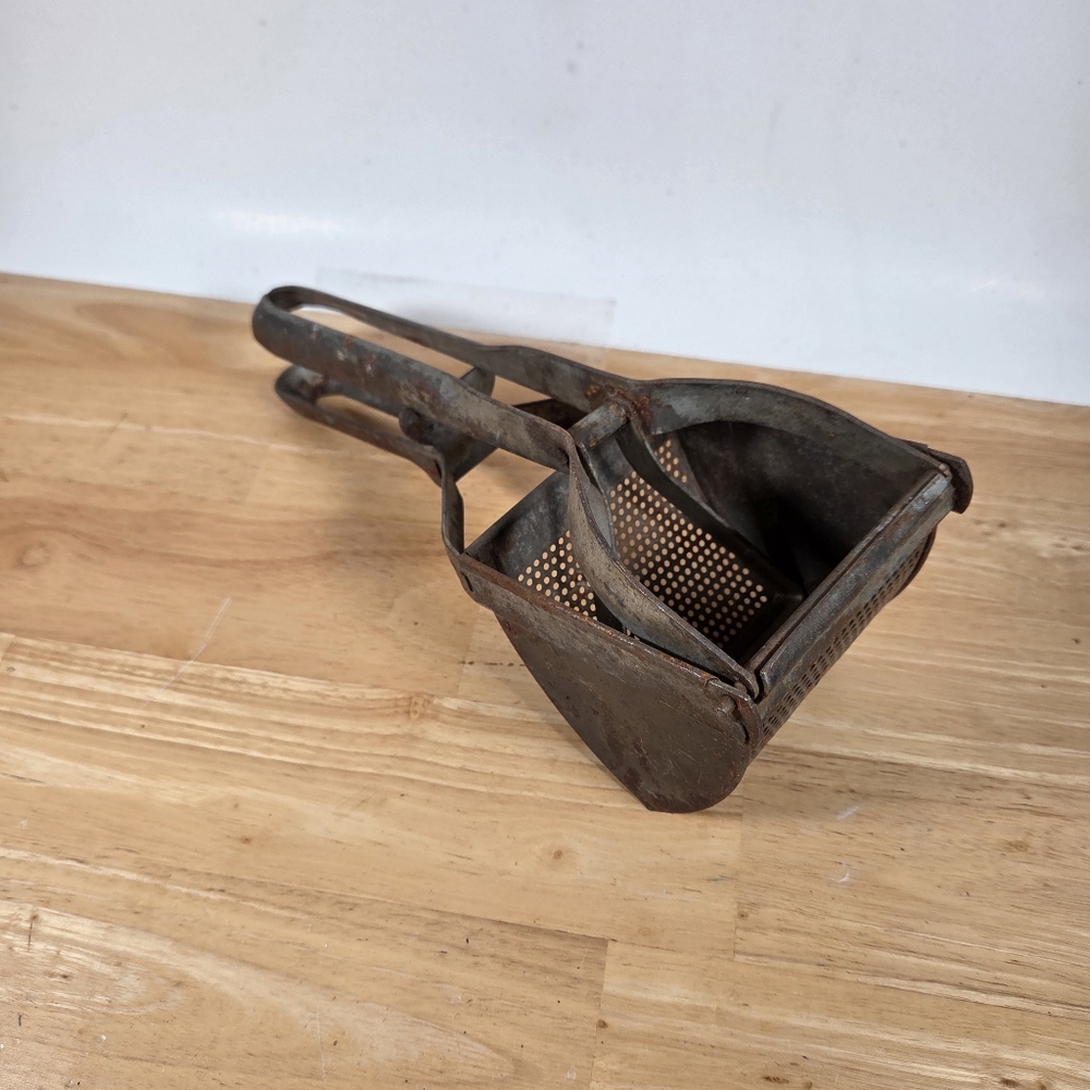 Vintage Metal Potato Ricer Smasher Home Decor Decoration